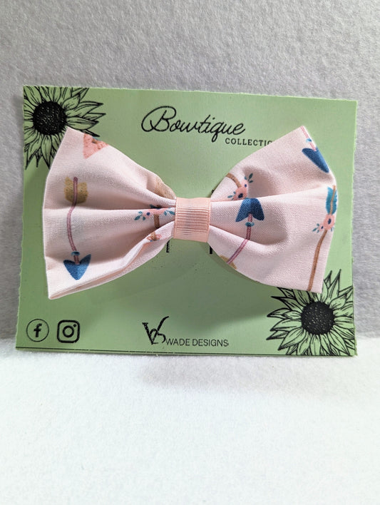Pink Arrow Hair Bow
