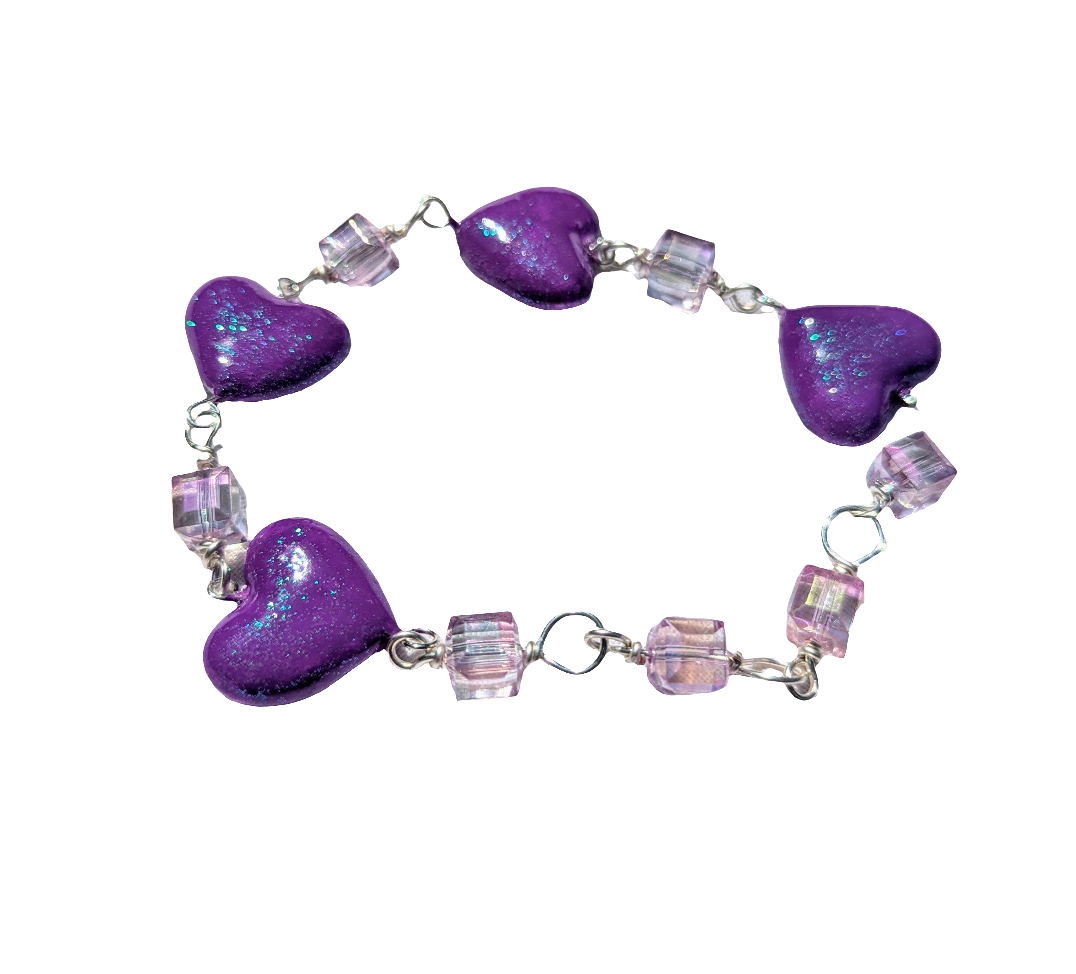 Purple queen of hearts