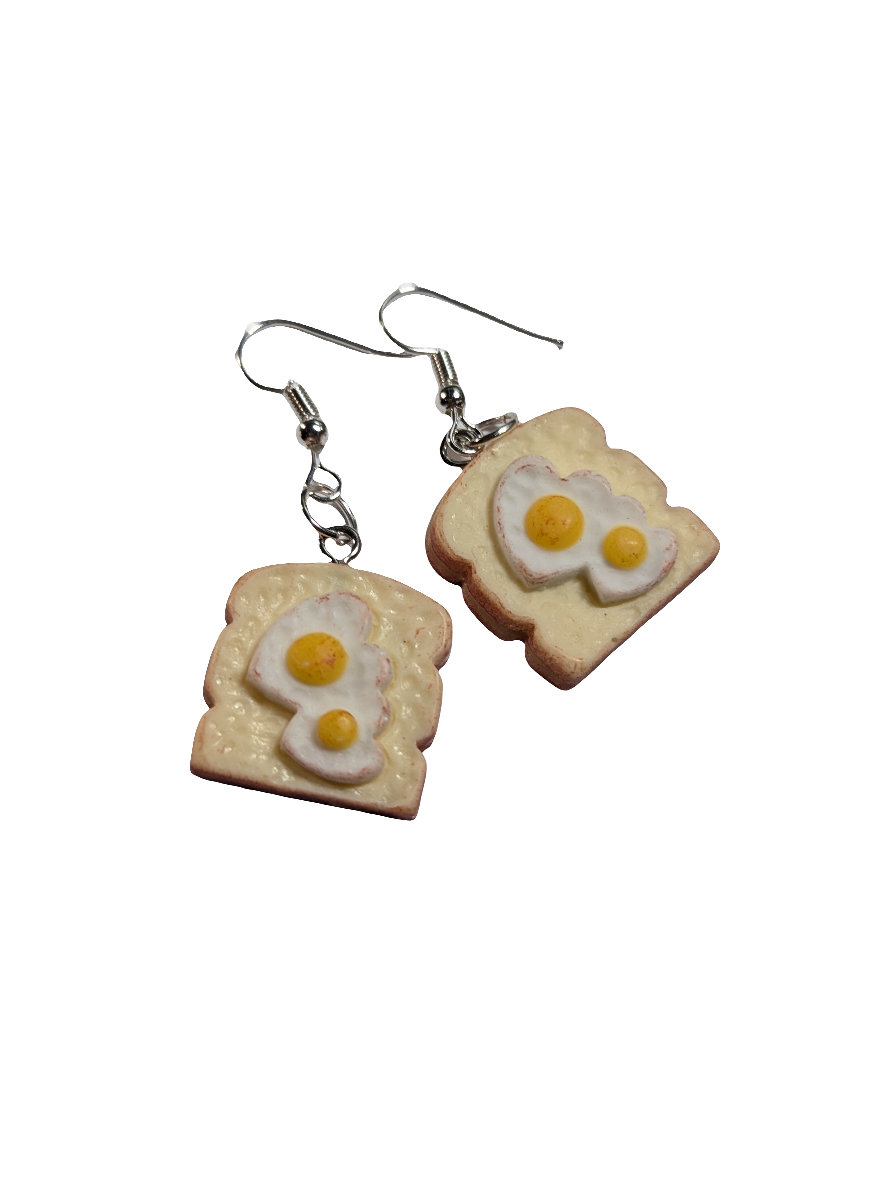 Eggs & Toast earrings